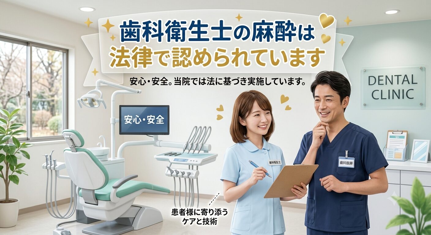 歯科衛生士の麻酔行為をしてもいいの？ | 医療法人社団天白会キャナル